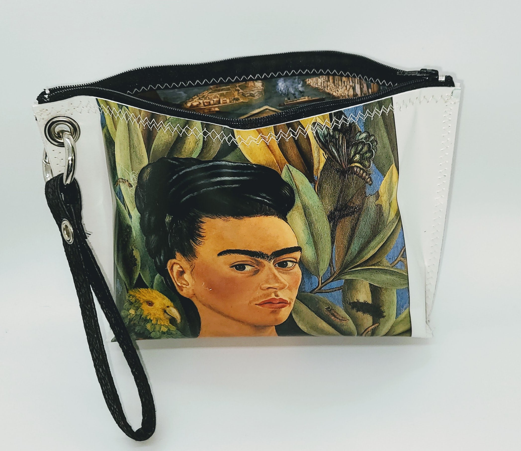 Frida kahlo clutch bag top