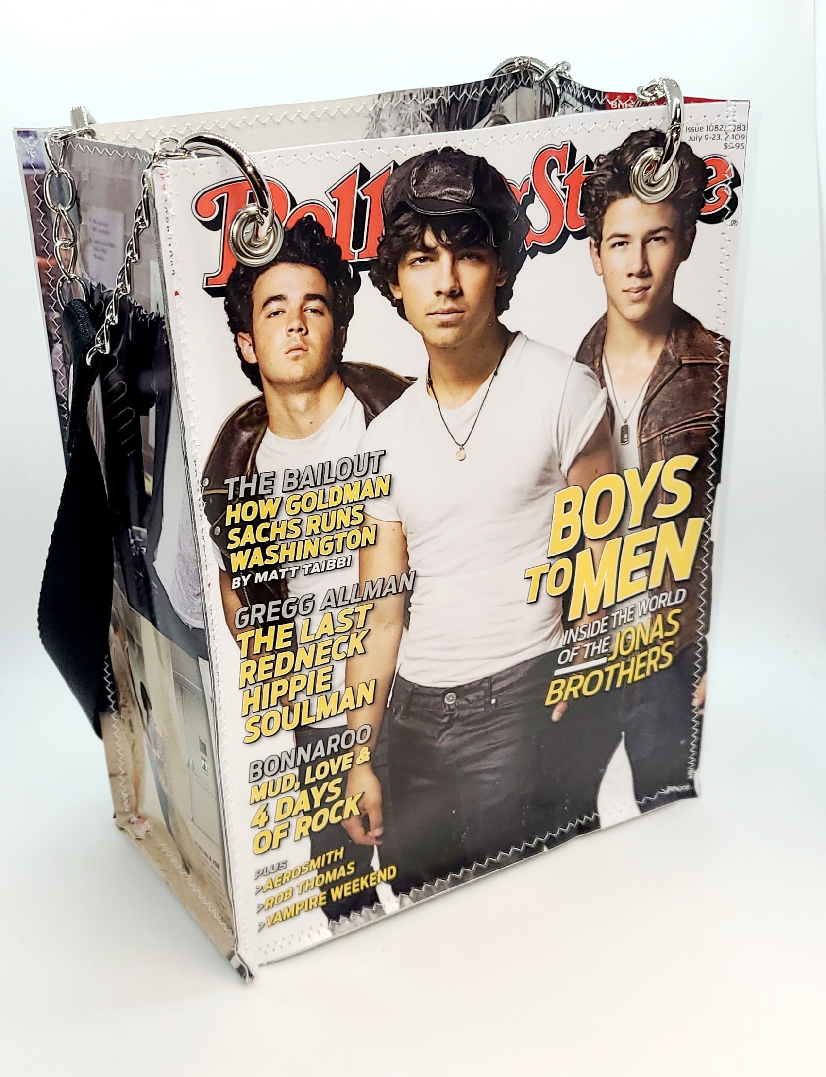 Magazine Tote featuring The Jonas Brothers | Pauz Apparel