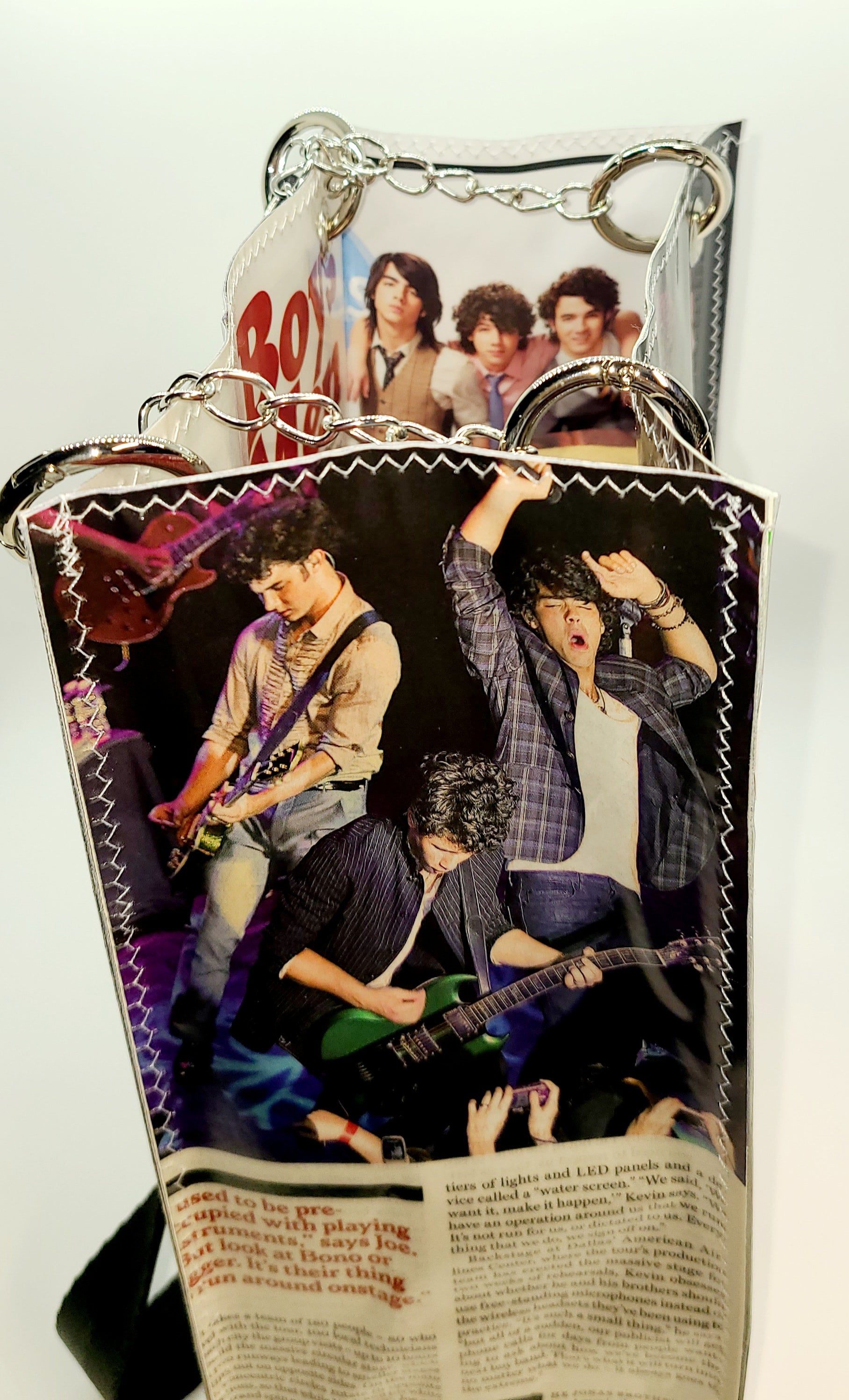 Magazine Tote featuring The Jonas Brothers | Pauz Apparel